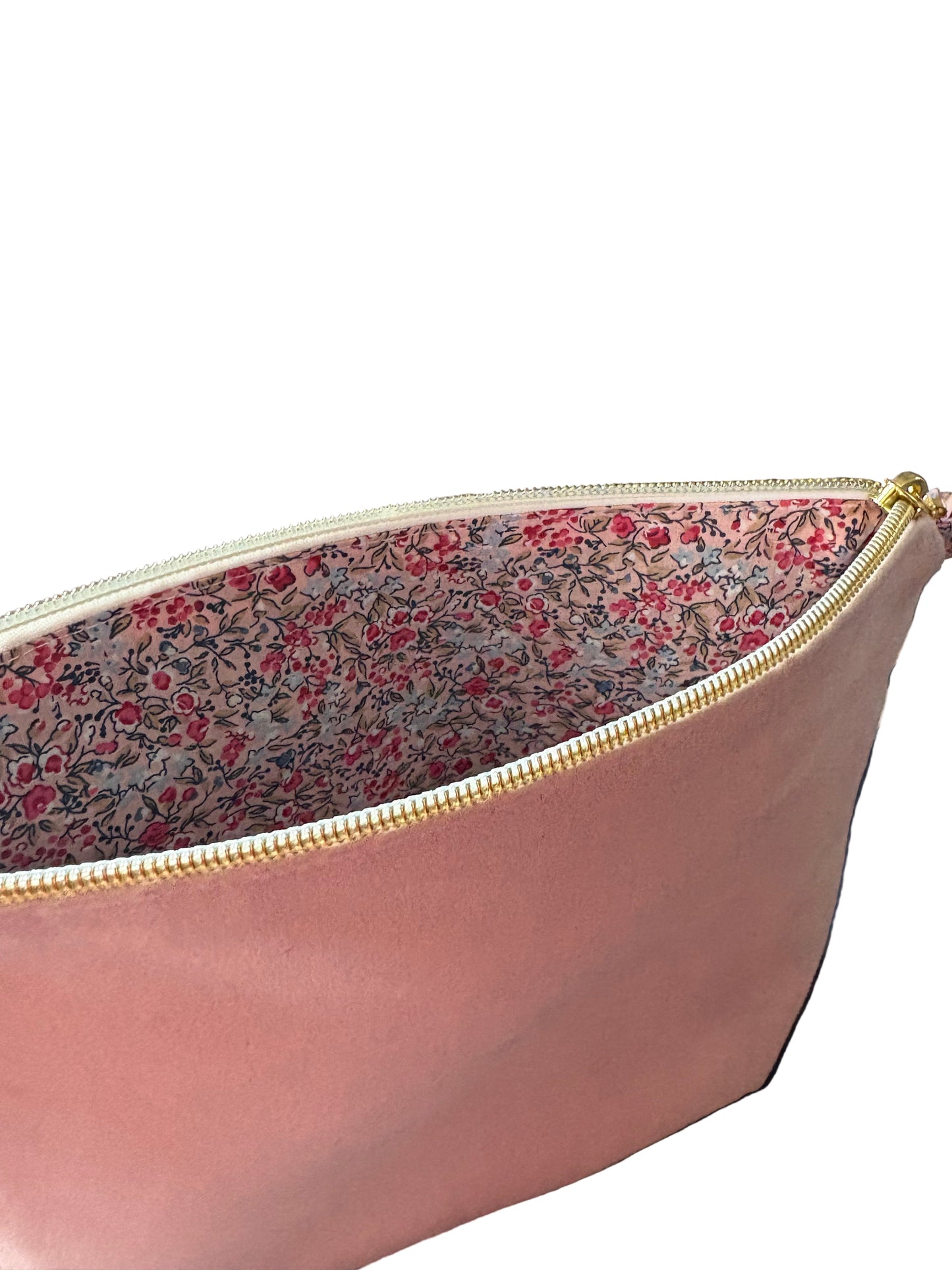 Trouse rose pâle et fleurie