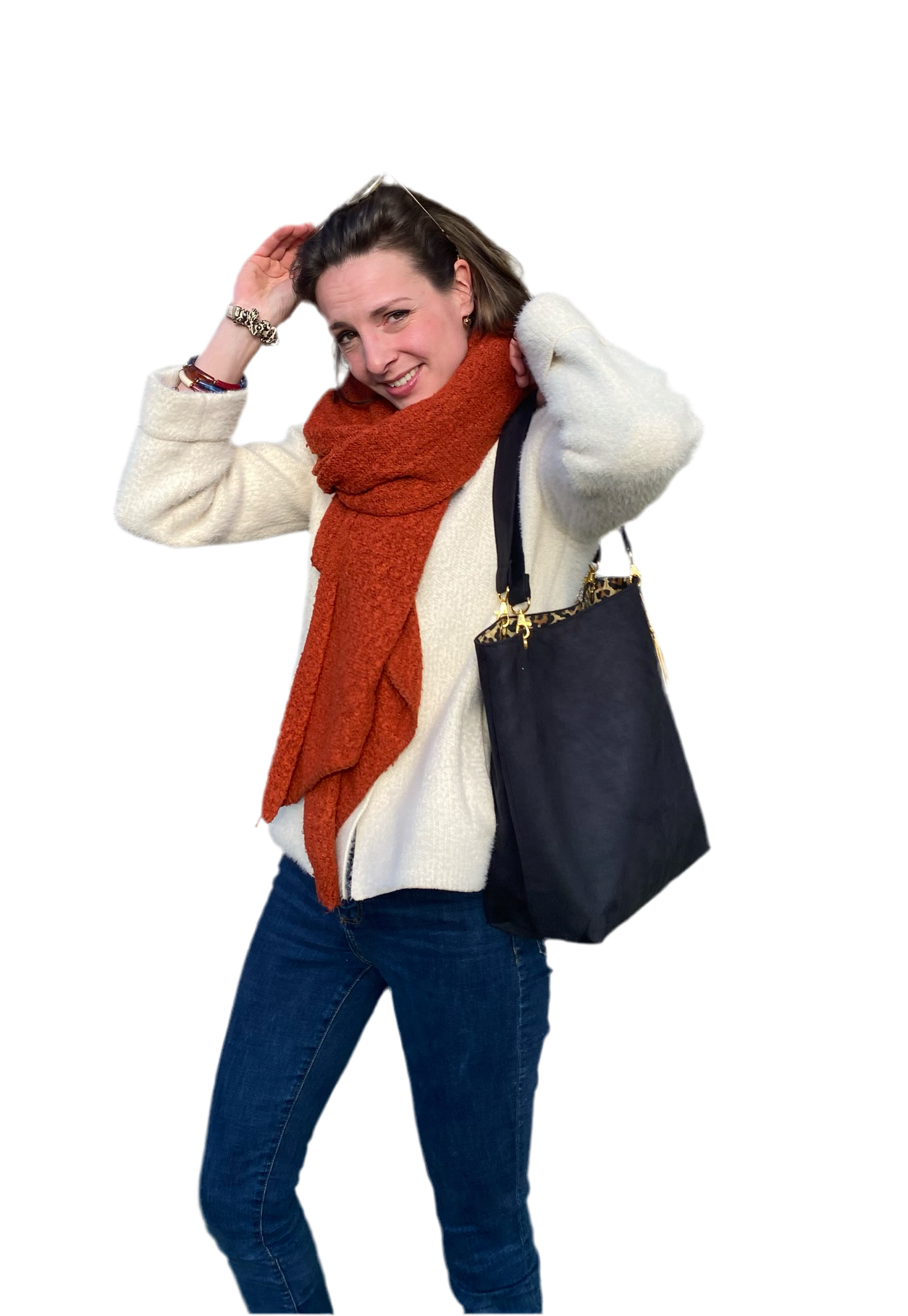 Sac cabas en suédine et Liberty of London