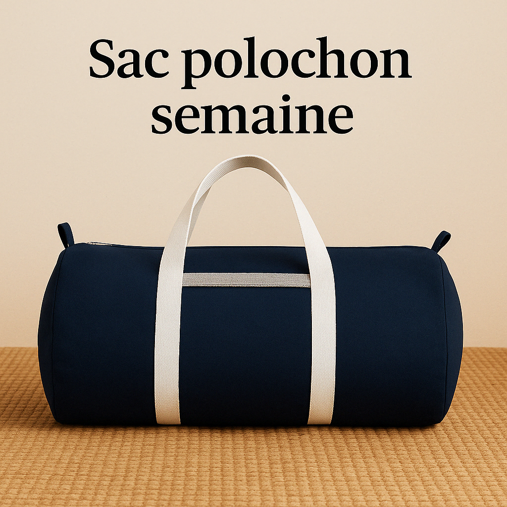 Sac polochon personnalisé - Format semaine