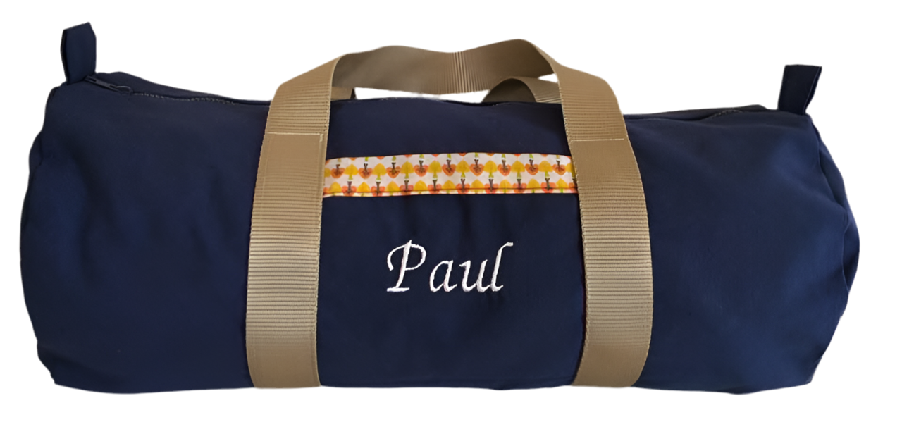 Sac polochon personnalisé - Format week-end, 21L