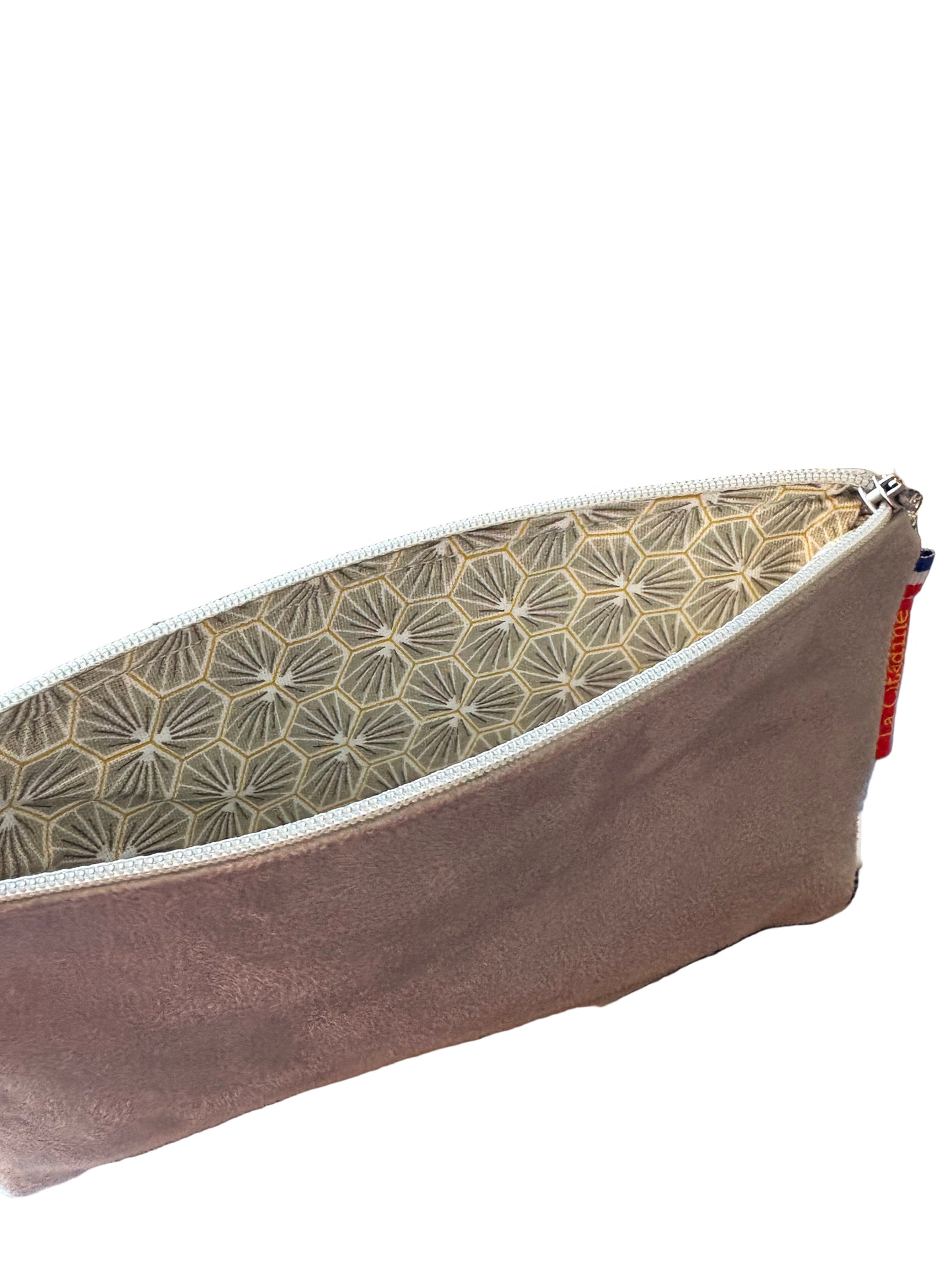 Mini pochette grise et géométrique