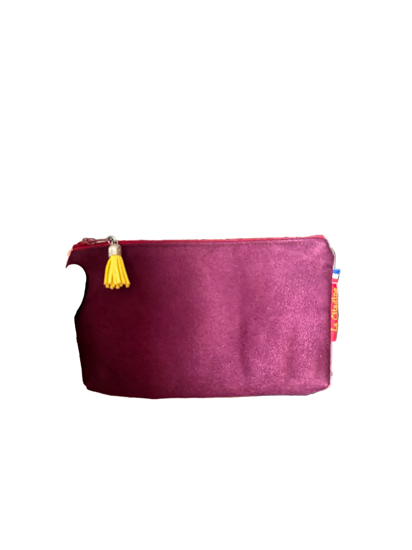 Mini pochette violette et écailles