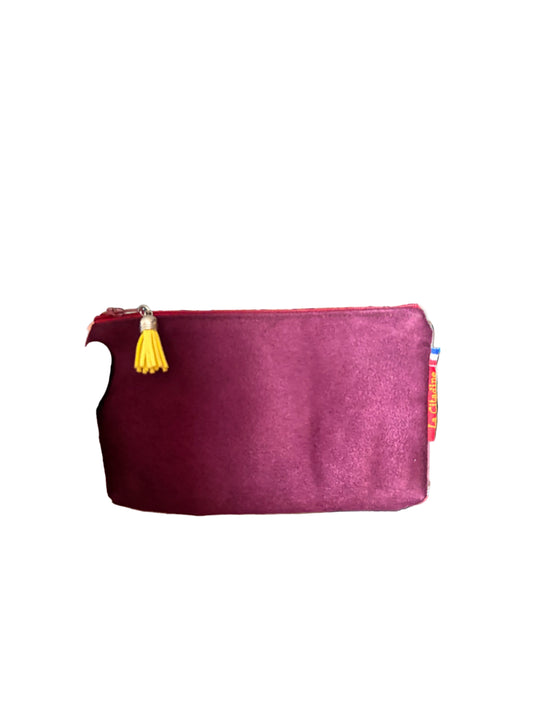 Mini pochette violette et écailles