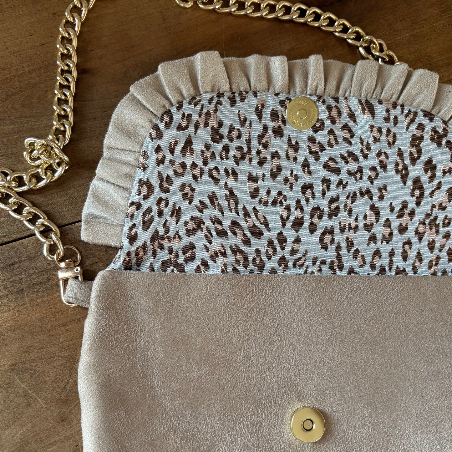 Sac à rabat froufrou