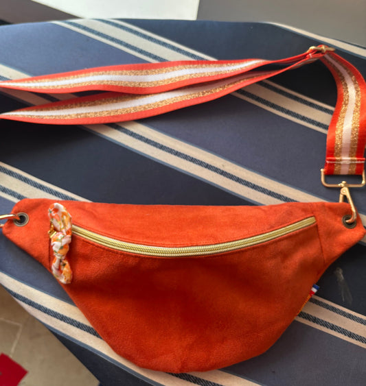 Sac banane petit format orange