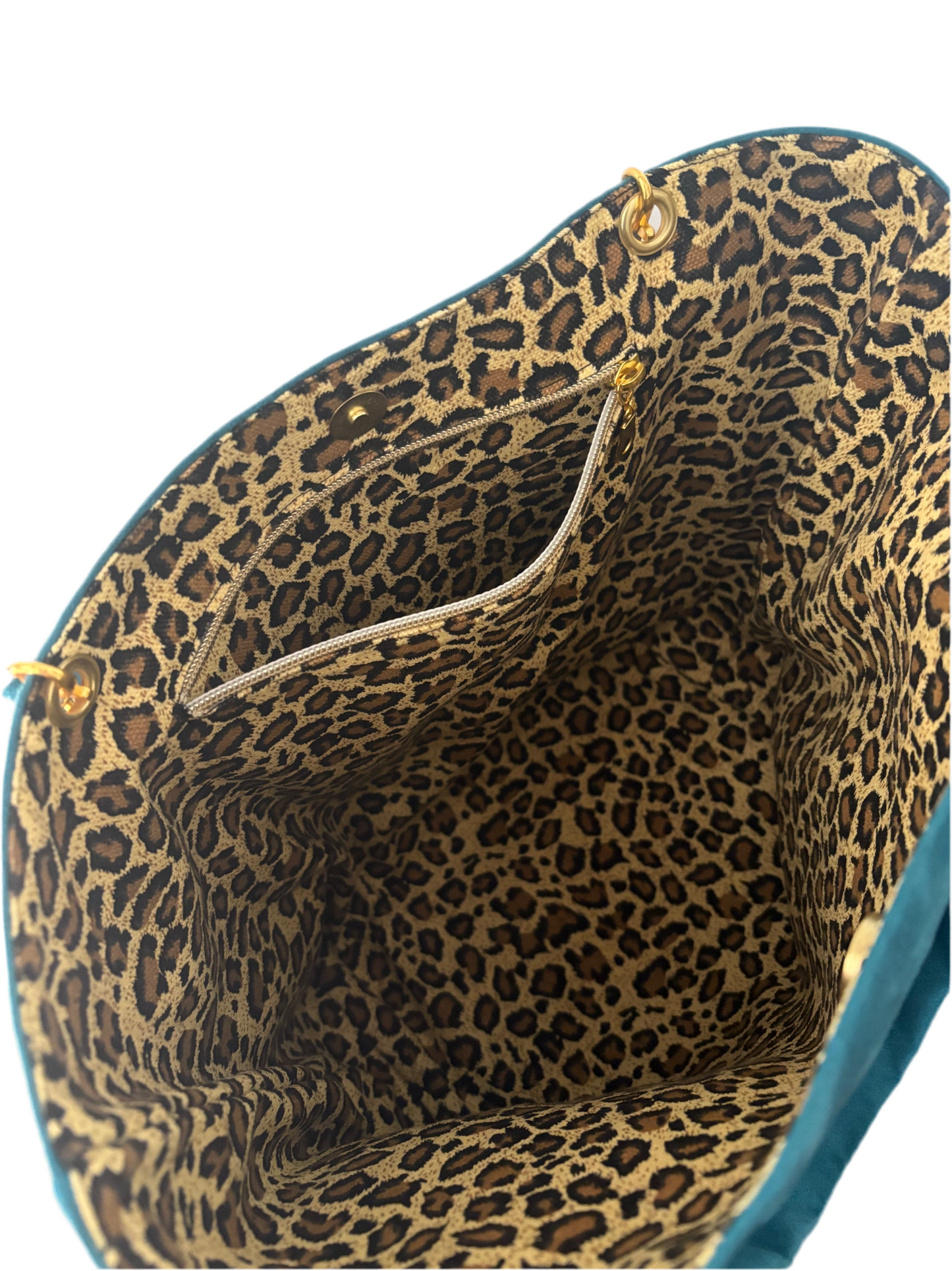 NOUVEAUTE !!  Sac cabas bicolore Léopard