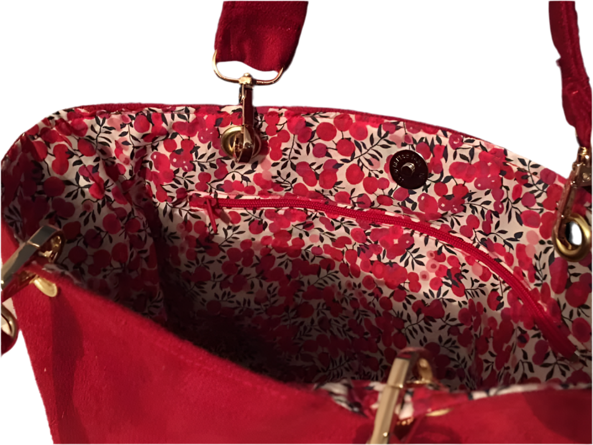 Sac à main en suédine et Liberty of London