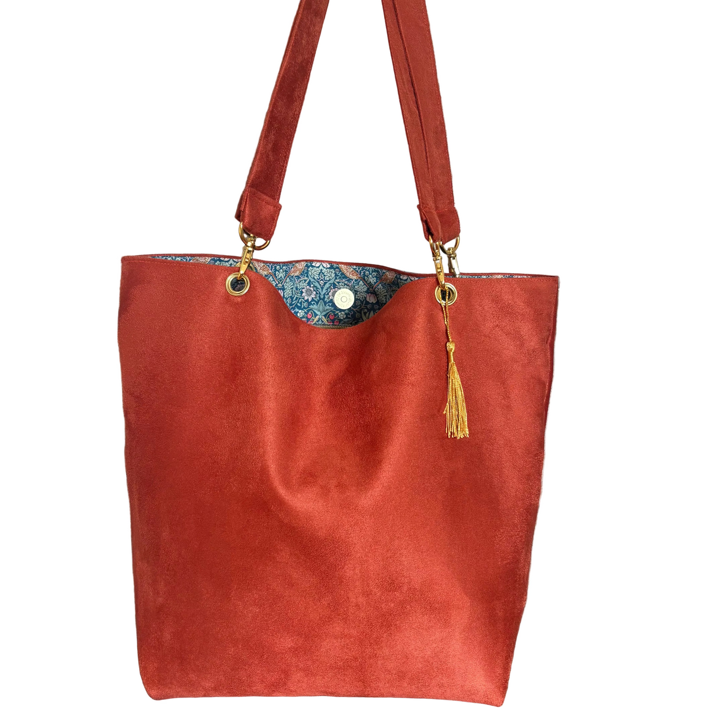 Sac cabas en suédine et Liberty of London