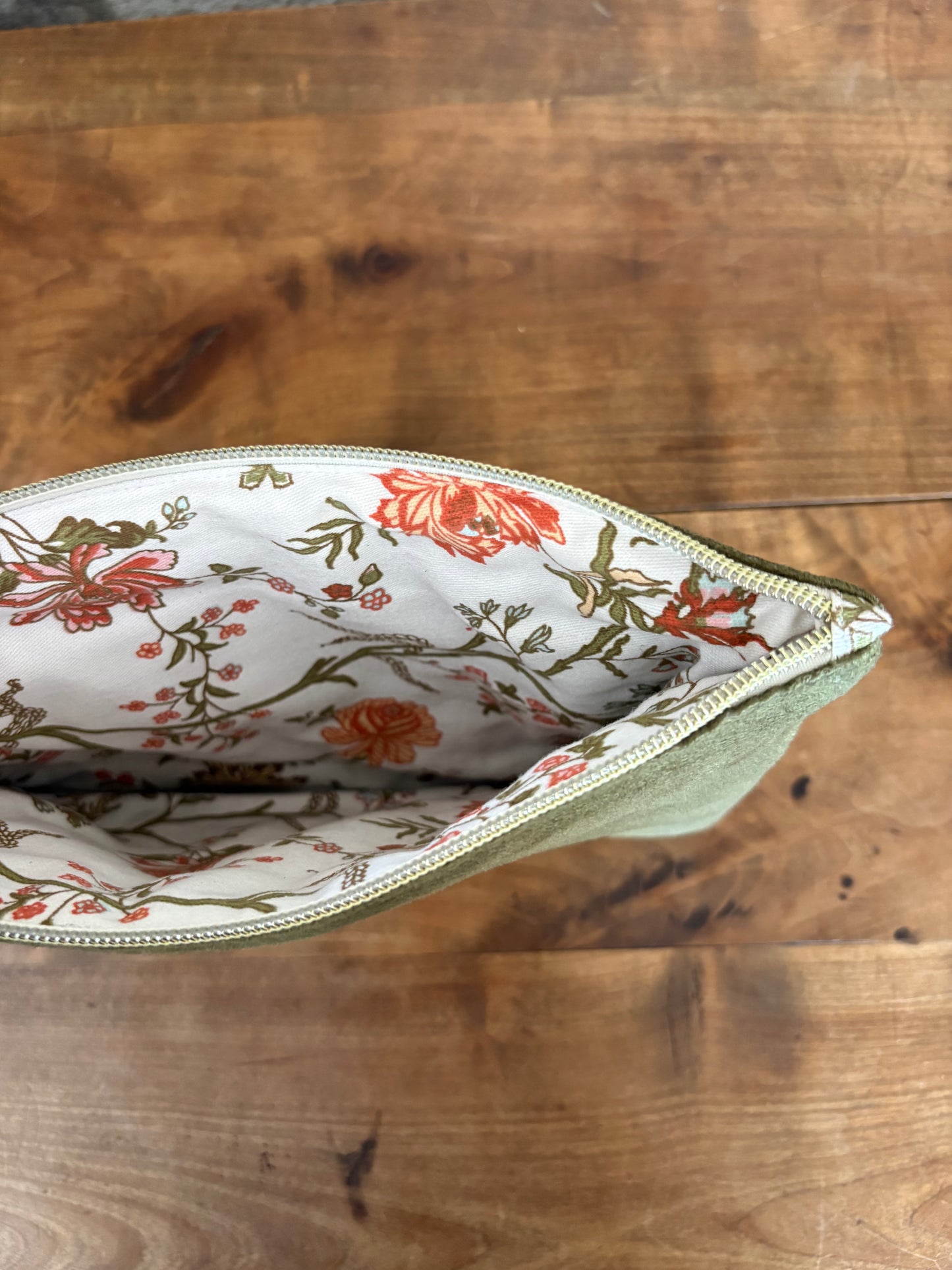 Pochette ouatée kaki