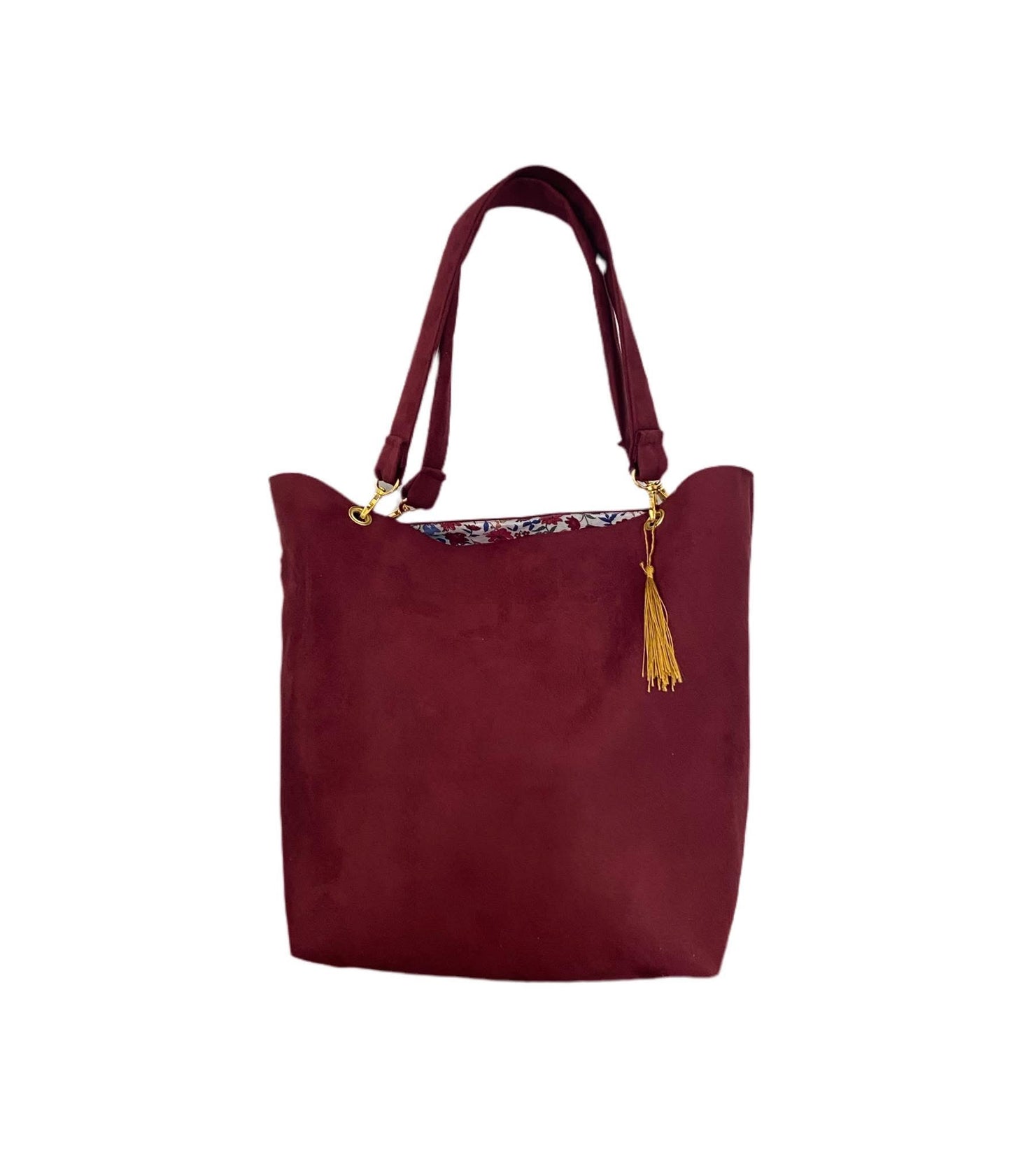 Sac cabas en suédine et Liberty of London