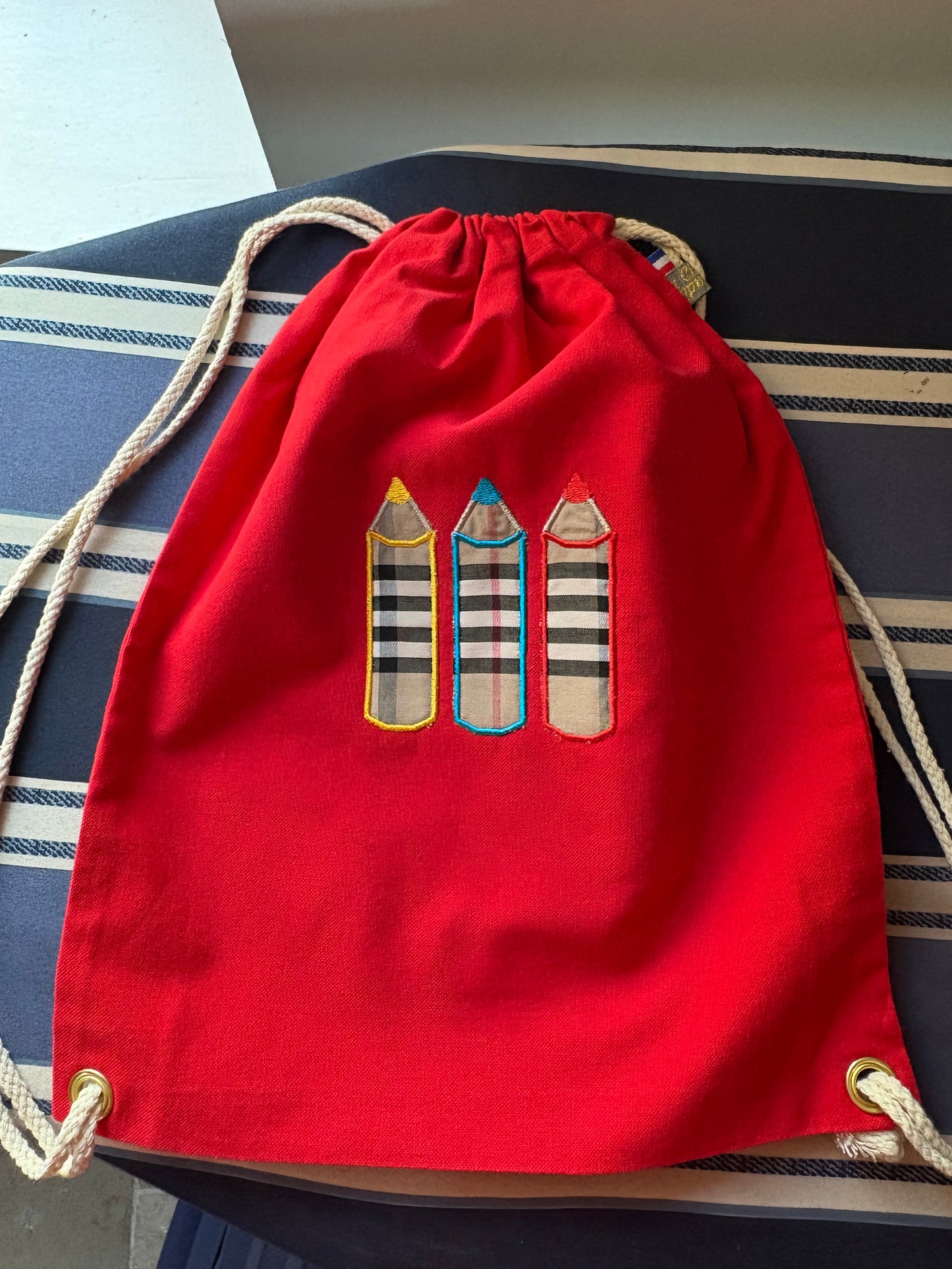 Sac à dos enfant rouge